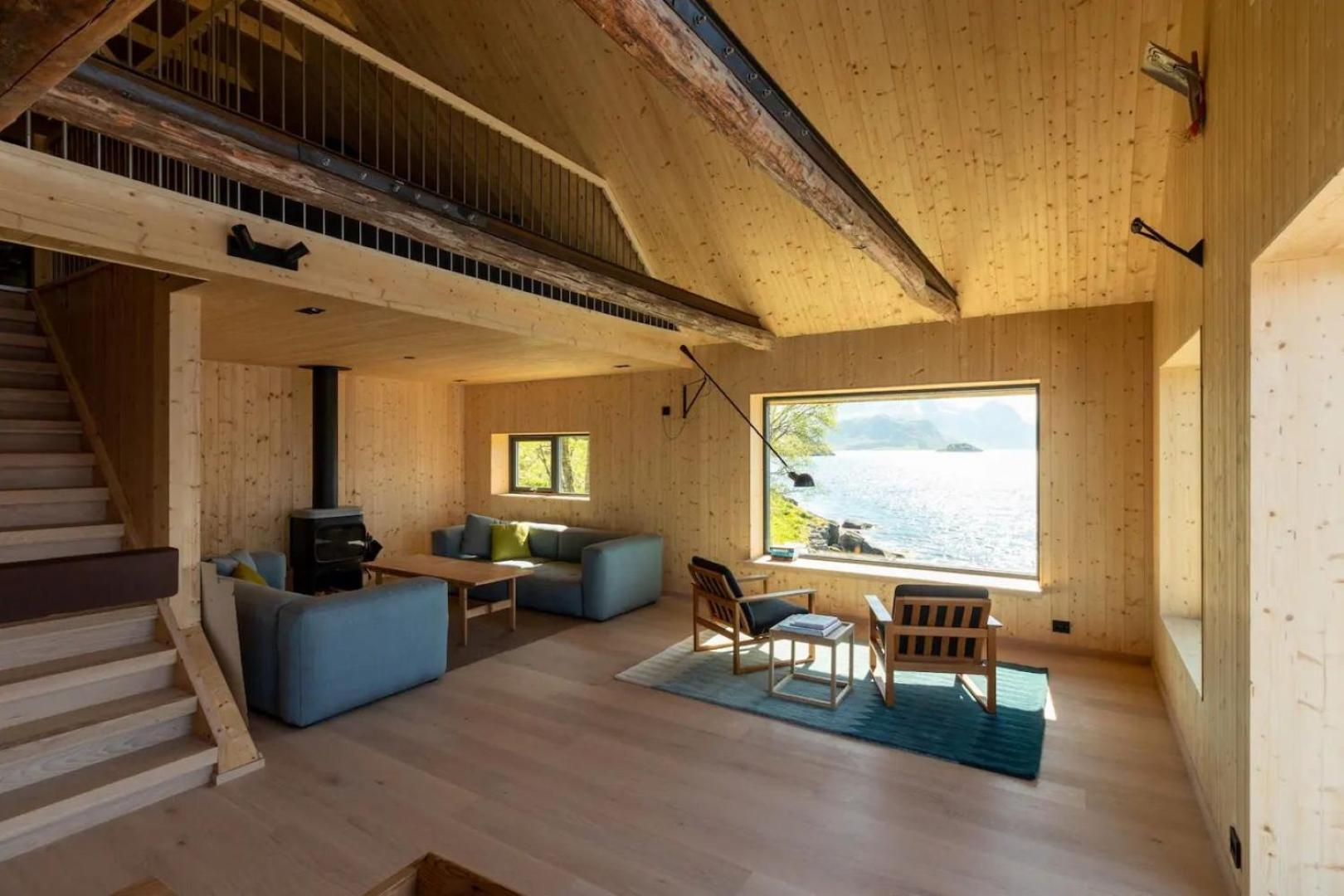 Minkfarmen, Spacious Seaside Cabin With Scenic View Ramberg Exteriör bild
